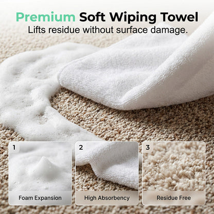 Waterless Carpet & Upholstery Stain Remover Foam Kit