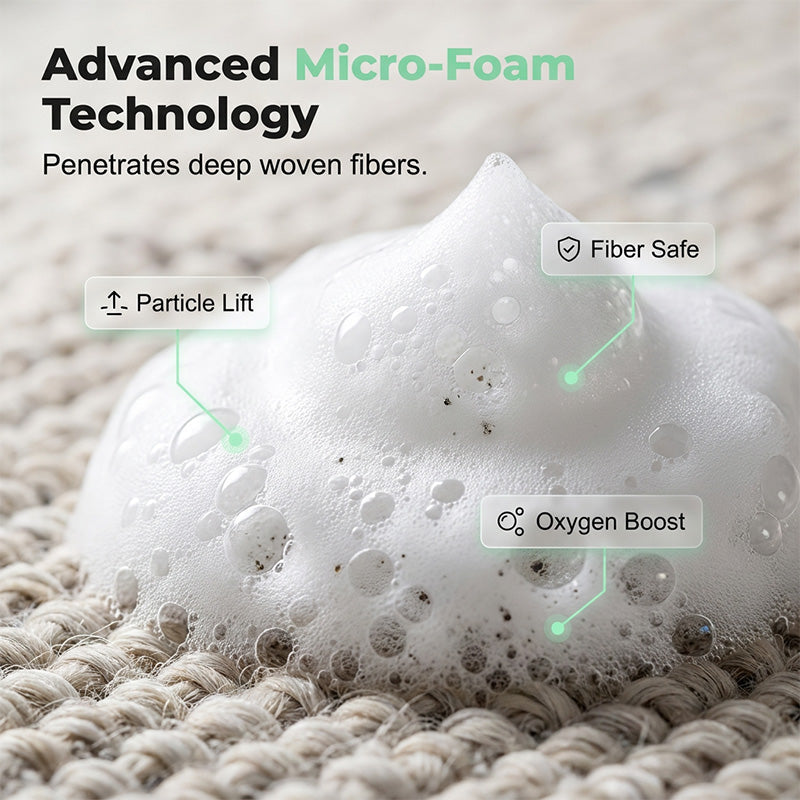Waterless Carpet & Upholstery Stain Remover Foam Kit