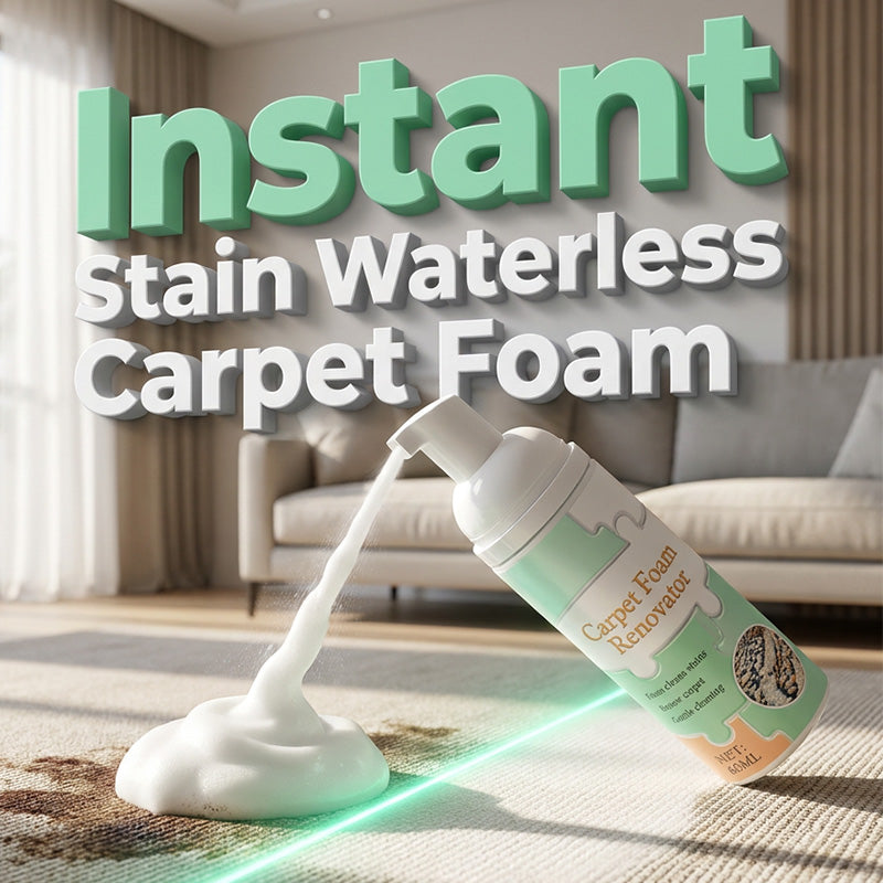 Waterless Carpet & Upholstery Stain Remover Foam Kit